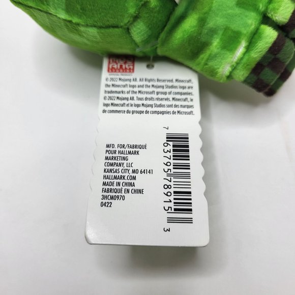 Hallmark Small Stars Ornament Minecraft Creeper 4” Mojang New w/ Tags Toy - Picture 7 of 8